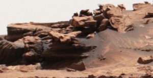 Mars head-statue of an older man