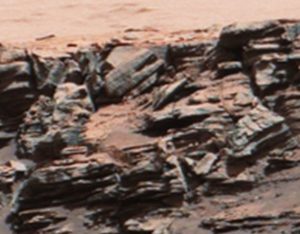 Destroyed military base on Mars