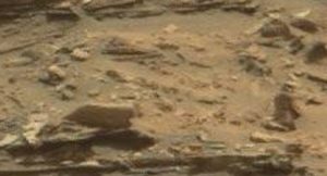 A Martian. Notice the legs in backward position.